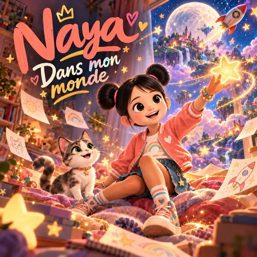 Pochette de l’album « Dans mon monde » de Naya