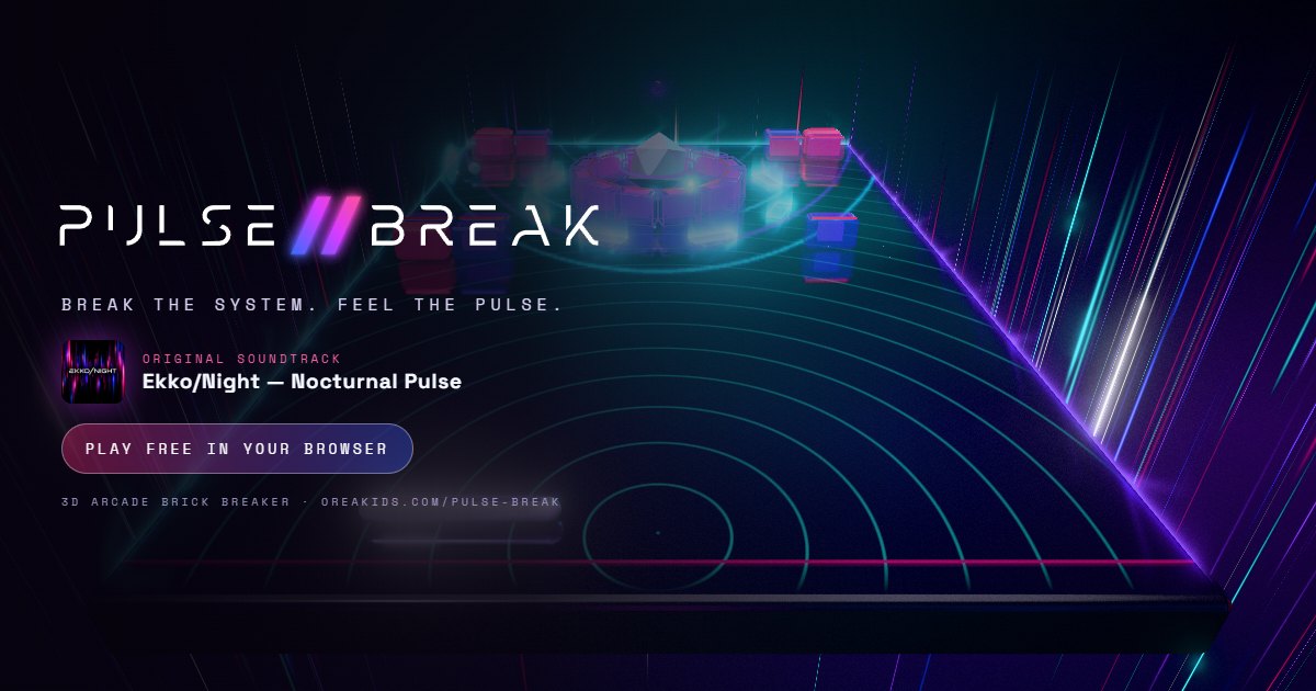 PULSE//BREAK — Un casse-briques 3D gratuit, synchronisé sur la musique